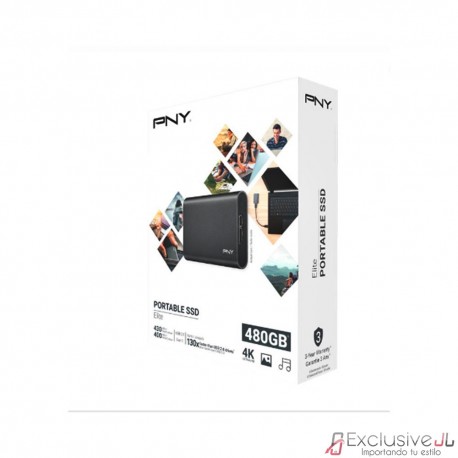 Disco Duro Portable PNY 480gb SSD